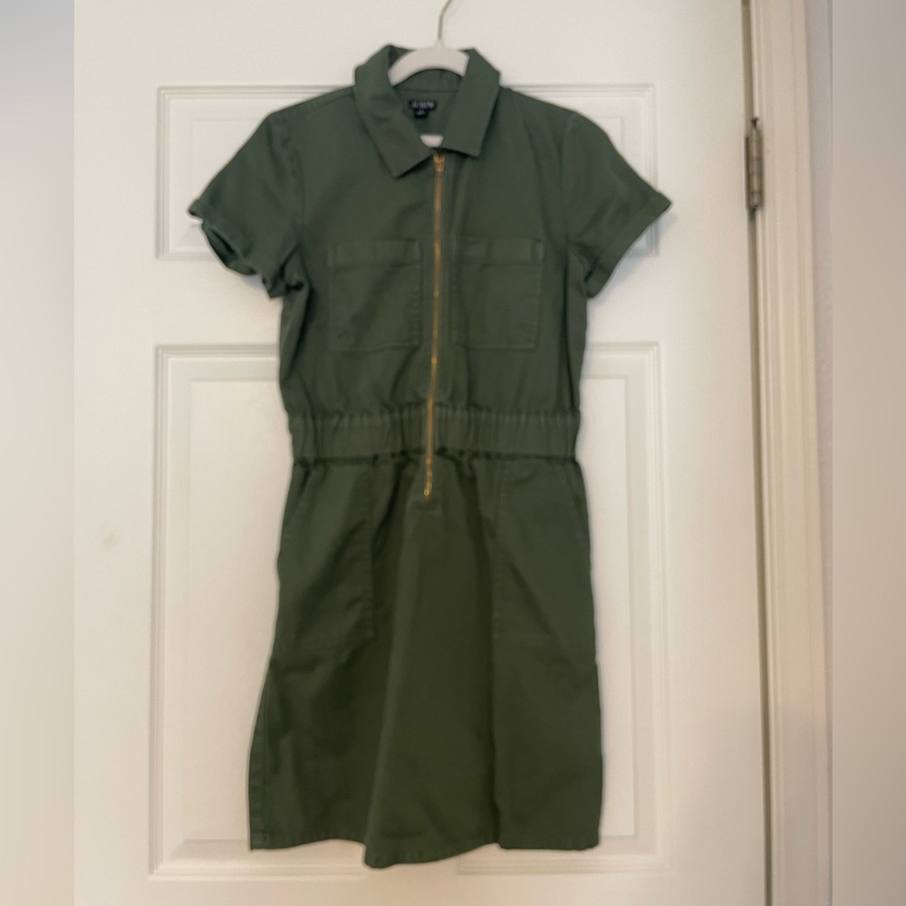 J. Crew army Green Dress